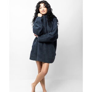 NWT SUNDAY CITIZEN Snug Blanket Hoodie - Midnight Blue